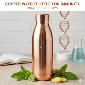 Copper water bottle for immunity